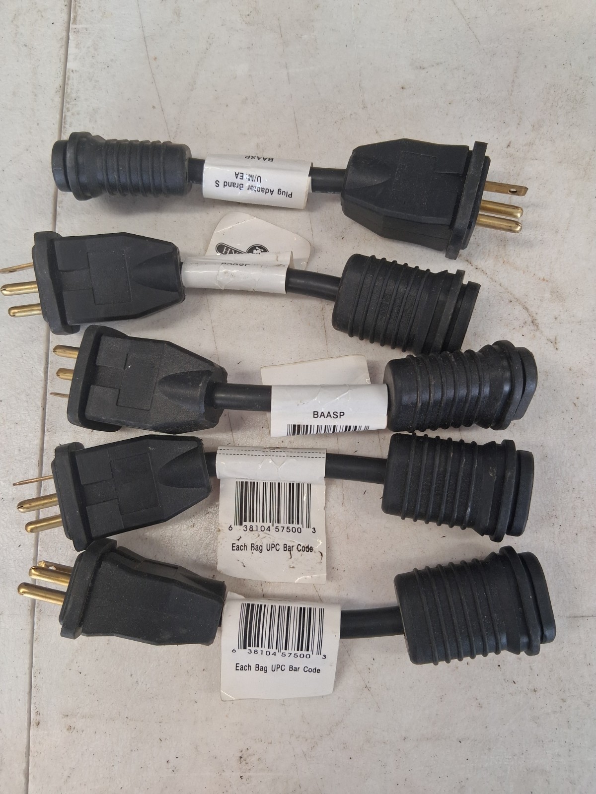 Hydro FARM BAASP ( Lot Of 5 ) Plug Adapter Brand S 