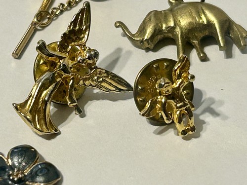Vintage Pins Charms Lot Gold Tone 9 - Picture 4 of 11