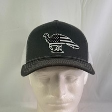Richardson Trucker Hat Style 112 Men's Adjustable Grey White American Flag