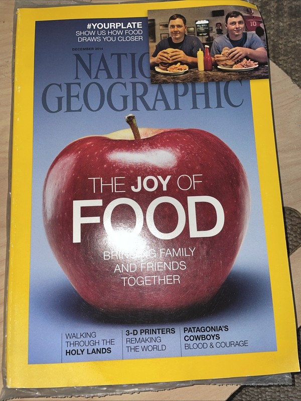 December 2014 National Geographic Magazine  Joy of Food Issue