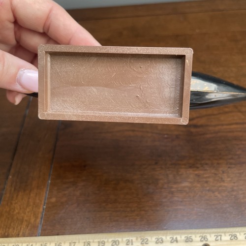 VTG Venice Venezia Souvenir Gondola Canal Boat Plastic w/ Base - Picture 10 of 10