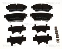 Triscan Bremsbelagsatz Scheibenbremse 8110 14086 FüR Nissan Ariya FE0 4ORCE