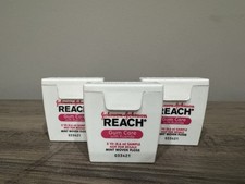 Lot 3 REACH Johnson  Johnson GUM CARE W/ Fluoride Mint Woven Dental Floss 5yds
