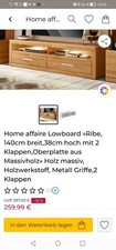 Lowboard TV Board mit 2 Schubladen TV Schrank Sideboard