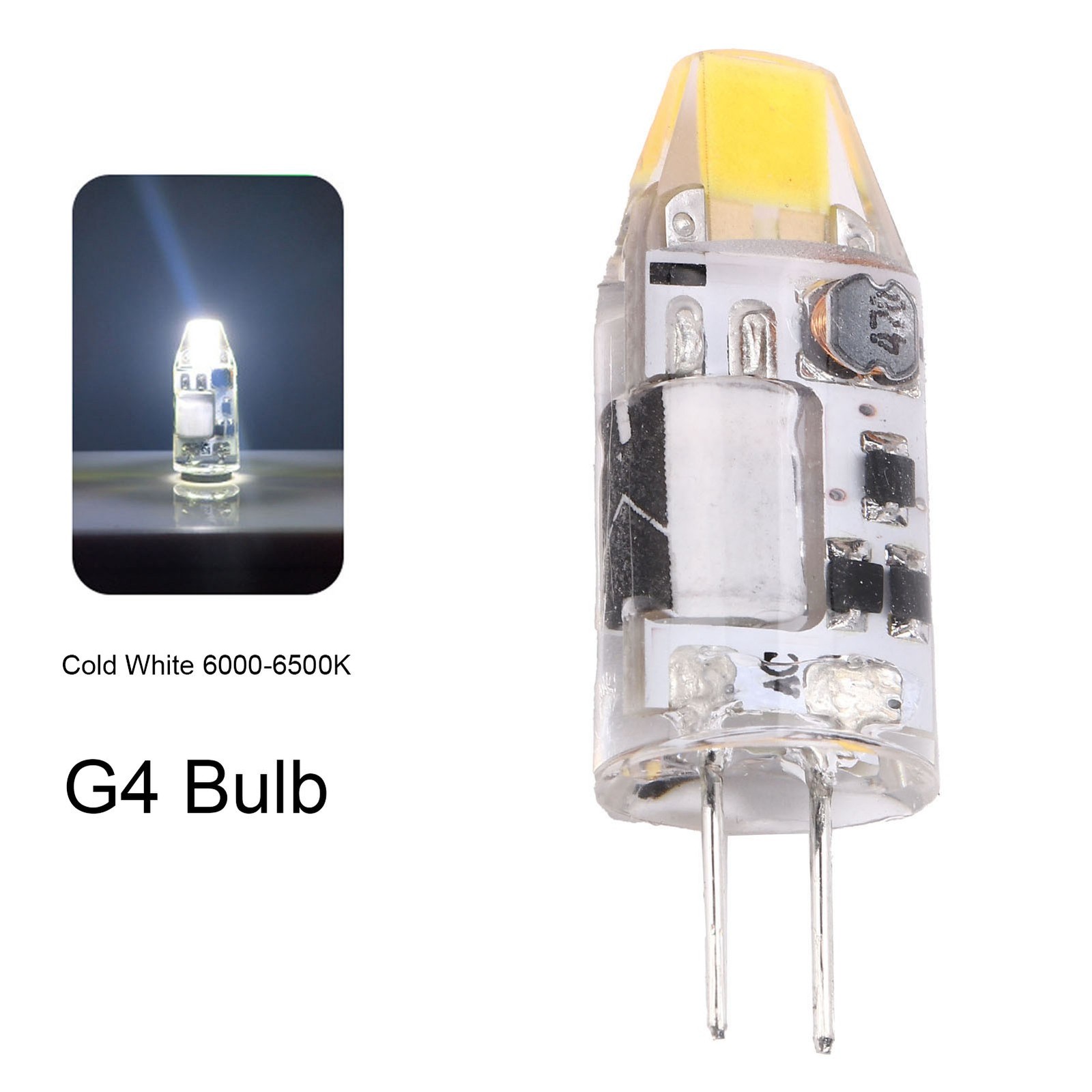 G4 LED Light Bulb 2W 300LM Bi Pin Light Non Dimmable For Chandelier AC DC 12V(Co