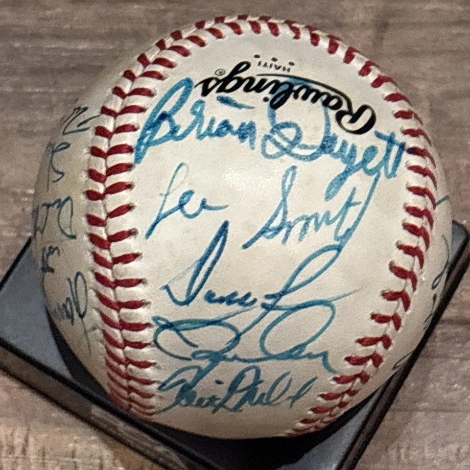 1985 Cubs Team 20-Signed ONL MLB Baseball Sandberg Eckersley Smith PSA Authentic - Image 4 of 4