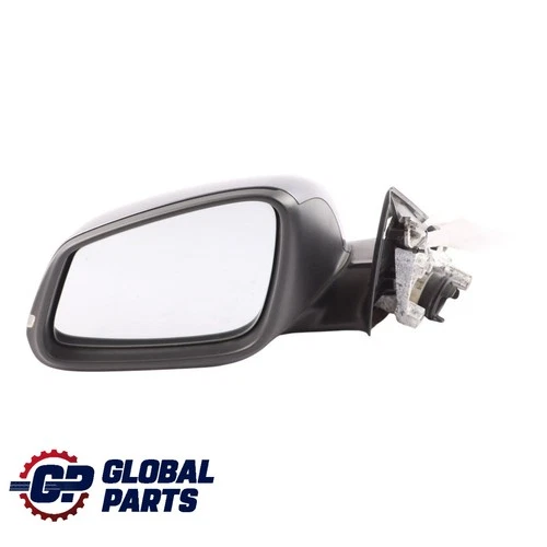 BMW F30 F31 Wing Mirror Heated Left Door N/S 6 Pins Mineral Grau Metallic - B39