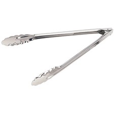 Crestware TNGT7 7 1/2 in Scalloped Spring Tongs