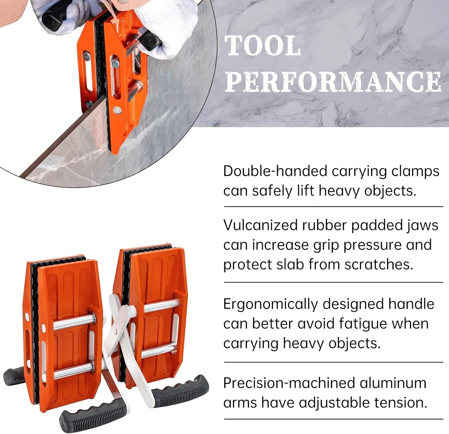 Heavy Duty Granite Panel Carriers 660lbs