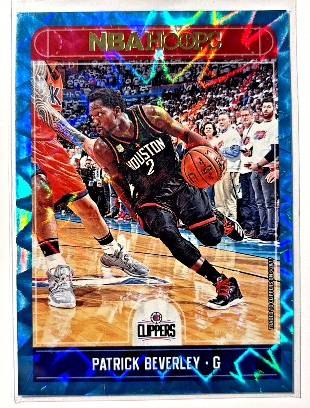 2017-18 Panini NBA Hoops Teal Explosion Patrick Beverley #190