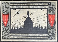 50 Pfennig Detmold 1920 series note emergency money voucher 16.01.d