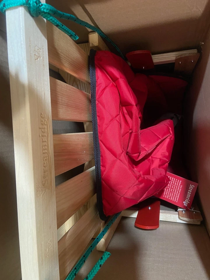 Trineo de madera ERA Streamridge Grizzly, almohadilla para botines Foto 2 de 2