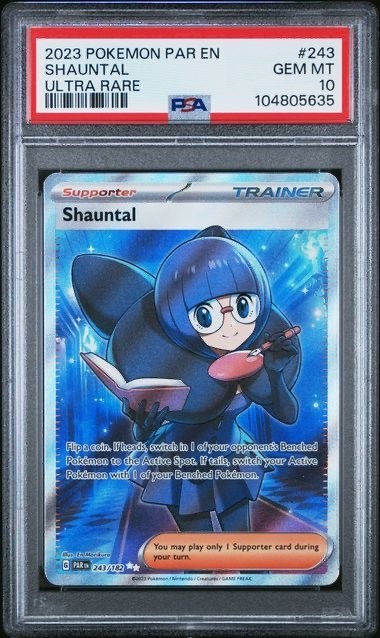 SHAUNTAL #243 PSA 10 • 2023 Pokémon SV Paradox Rift ULTRA RARE Holo Gem Mint