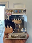 Funko Pop! One Piece Monkey D Luffy Funko Exclusive #1877 W/ Prot (See Pics)