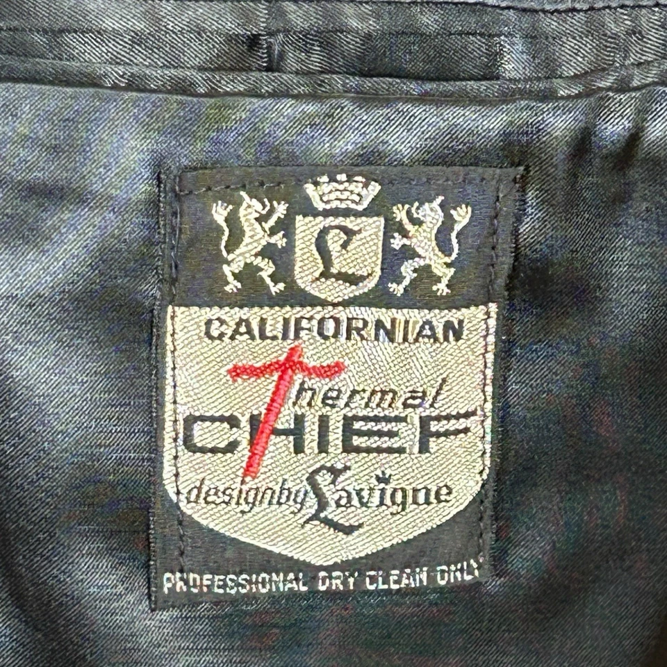 NWT 70s Donald S. Lavigne Thermal Chief Vintage Police security Jacket 42L VTG - Image 3 of 4