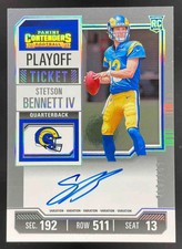 2023 Panini Contenders Playoff Ticket #133b Stetson Bennett IV RC Auto /149