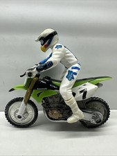 VINTAGE MATTEL MOTOCROSS James Stewart #7 Super-Cross 2006 Toy KAWASAKI KX KXF