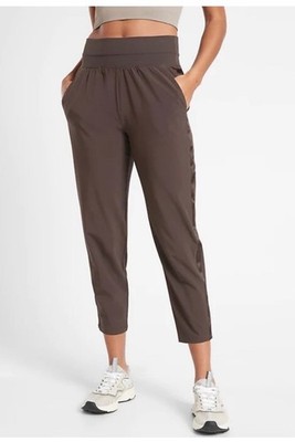 Athleta Nolita Slim Tapered Crop Pant-Walnut Brown Size 2