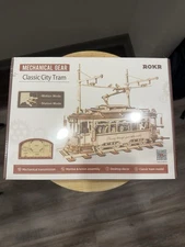 ROKR Mechanical Gear Classic City Tram Model LK801