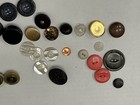 36-Piece Eclectic Mixed Button Lot Dennis Basso Vintage Craft Sewing Assortment — photo 4