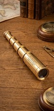 Vintage Brass Spyglass Telescope East India Company Maritime Nautical Decor