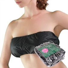 50 Pcs Disposable Spa Bra Tanning Bandeau Bras w/ Hook & Loop Closure