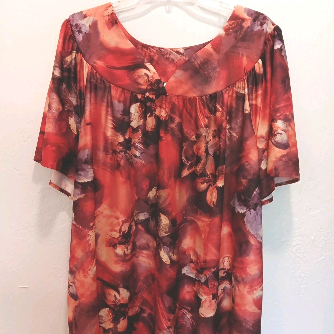 Anthony Richards 3X Womens Mumu Housedress Lounge… - image 3