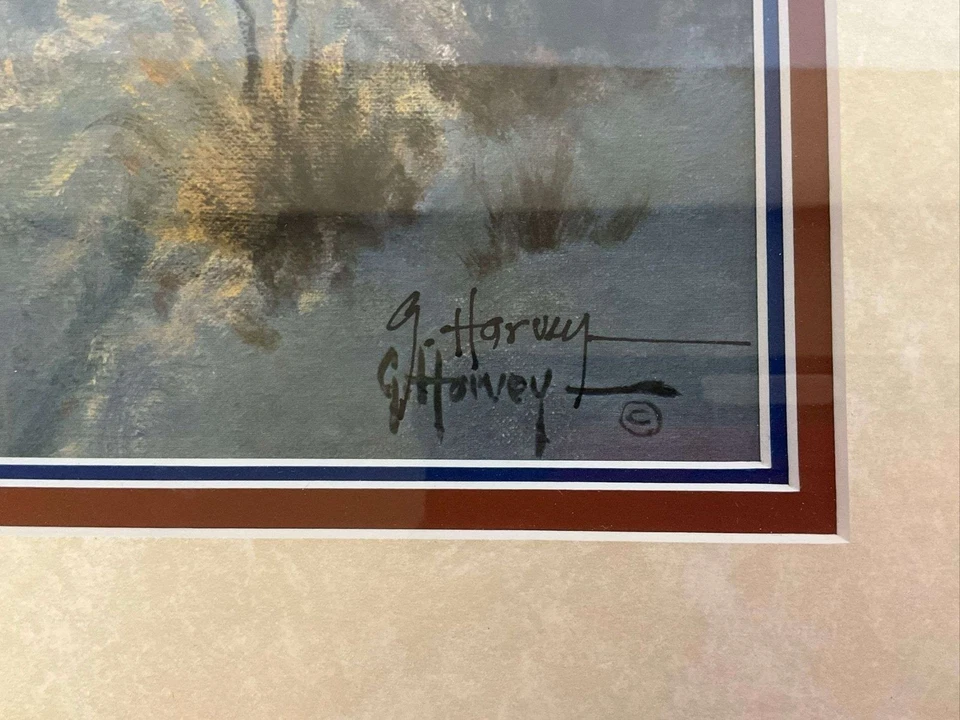 G. Harvey “Country Memories” edição limitada impressão 1967/2450 assinado e numerado - Imagem 4 de 4