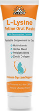 L-Lysine Oral Paste for Cats - Immune Support with Collagen Probiotics 4.23 oz