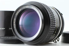 【Near MINT w/ Hood】 Nikon Ai 105mm F2.5 Manual Focus Telephoto Lens From JAPAN