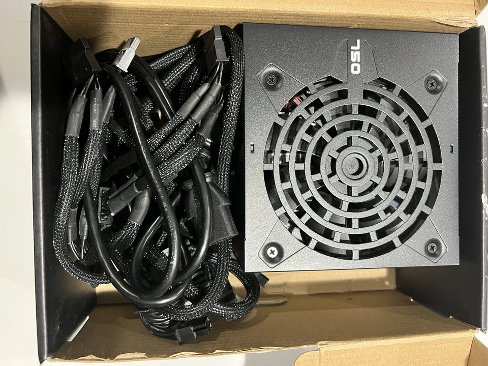 eVGA 100-N1-0750-L1 Power Supply 750W +12V 120mm Sleeve Bearing Fan ATX Cable - Image 3 of 4