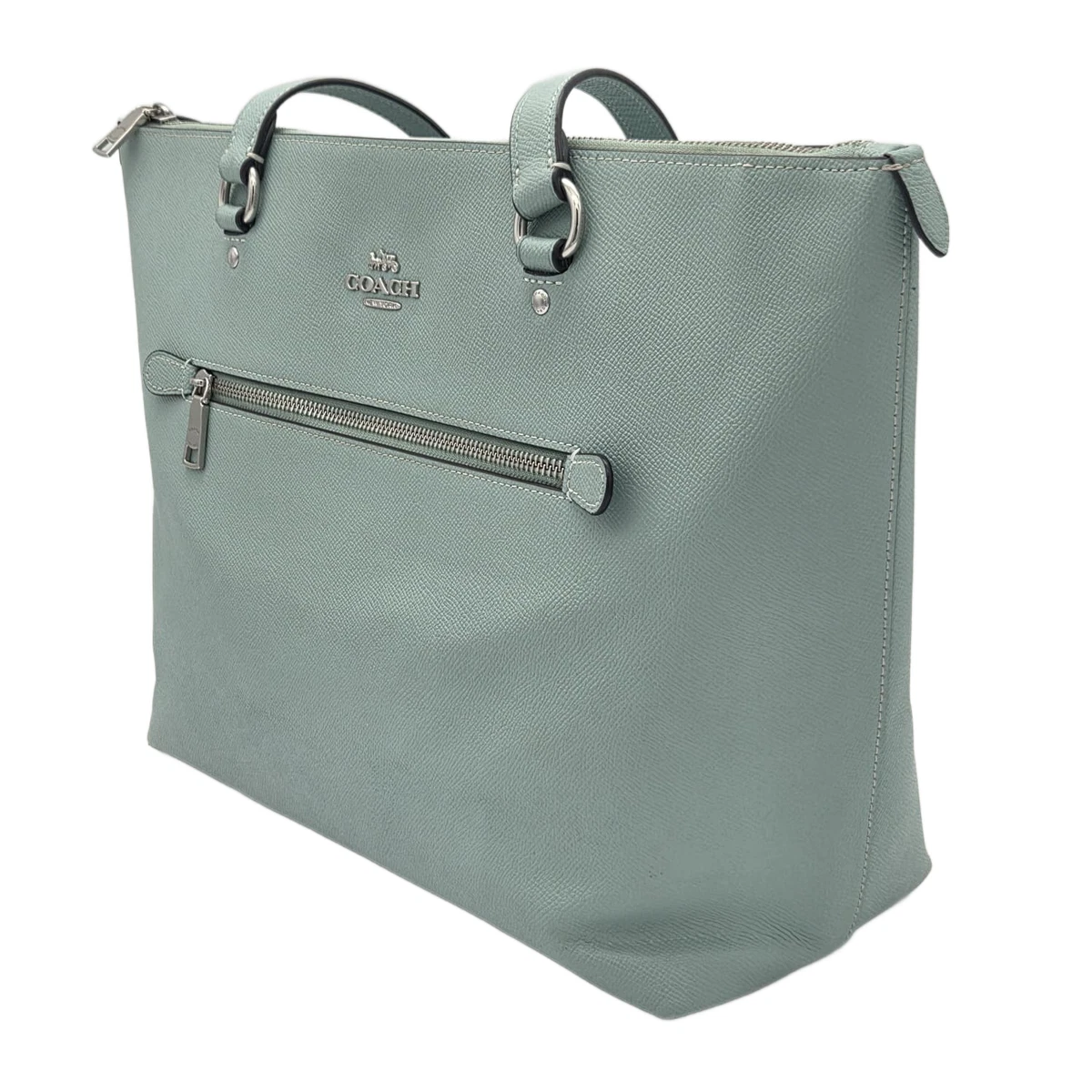 バッグ COACH Pastel Green Large Leather Tote Coach Tote Green Bags & Handbags for Women for sale - eBay
