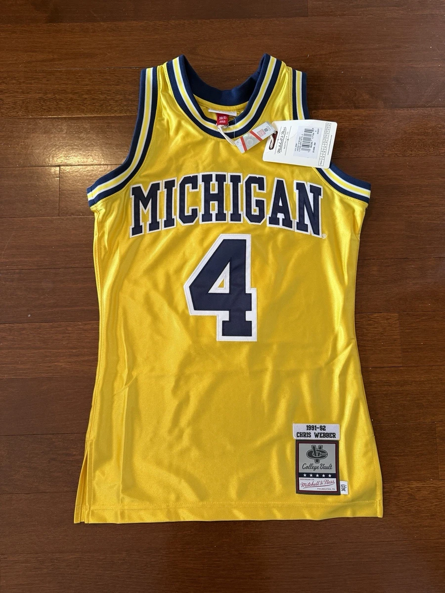 Maillot Basket Michigan Wolverines Starter #4 Chris Webber - Taille 54/XXL - Occasion