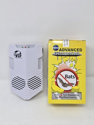 #ad Cleanrth CB006 Advanced Ultrasonic Bat Repelling System Plug in Pre owned $45.00