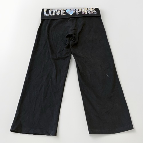 Leggings Capri Victoria's Secret PINK à Bande Léopard - Taille Small, Très Bon état