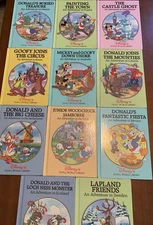 Disney’s Small World Library Hardcover Book Set Of 11 Grolier Vintage