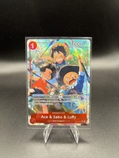 Ace & Sabo & Luffy (Alternate Art) OP13-007 Carrying On His Will Foil