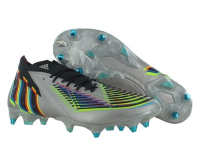 Adidas Predator Edge.1 SG Unisex Shoes Size 13, Color: Silver Metallic/Core