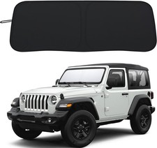 Premium Windshield Sun Shade for 2018-2026 Jeep Wrangler JL JLU 2020-2026 Jeep