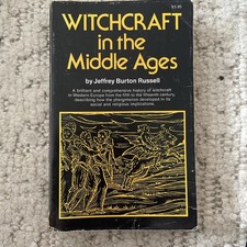 Vintage Witchcraft in the Middle Ages First Edition Paperback Book