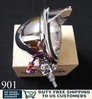 Chrome Custom Mini Headlight Lamp Chopper Harley Davidson Honda Motorcycle Bike