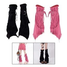 Leg Warmers Long Leg Baggy Grunge Socks Y2K Punk for Women Girls Vintage Style