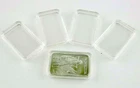 1oz ounce Silver Bar High Quality Acrylic Rectangular Capsules