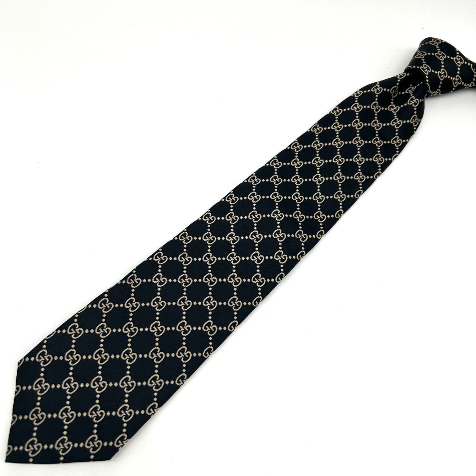 Gucci GG Pattern Interlocking Necktie Black Luxur… - image 13