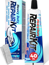 Liquid PVC Glue & Vinyl Adhesive | Puncture & Tear Repair Kit for Hot Tubs, Pool