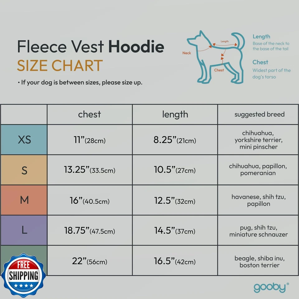 Gooby Fleece Vest Hoodie Dog Sweater - Gray, Large - Warm Pullover Dog Hoodie - Image 2 of 4