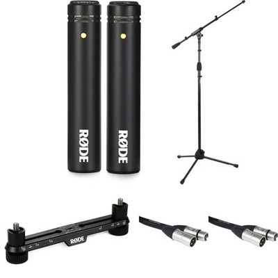 Rode M5 Matched Pair with Stands, Cables, and Stereo Bar