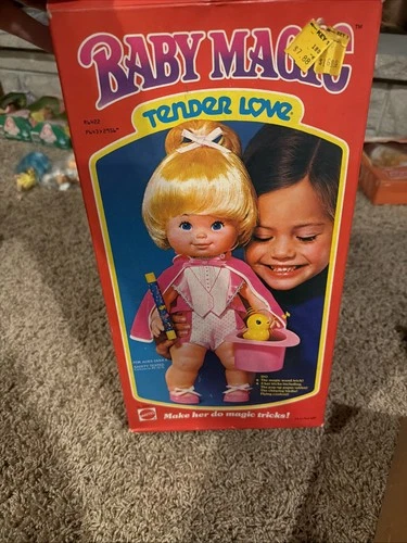 1978 Mattel Baby Magic Tender Love #2956 New In Box Accessories In OG Plastic