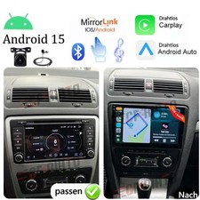 Für Skoda Octavia 2 1Z3 1Z5 Apple CarPlay Android 15 Autoradio Navi 4G+64G KAM
