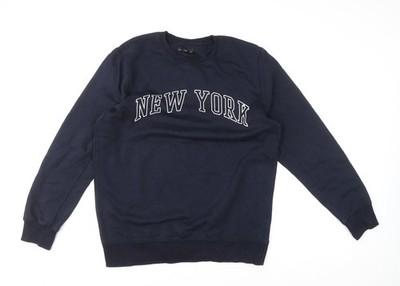 Pullover Sweatshirt Herren UK Größe L F&F Blau